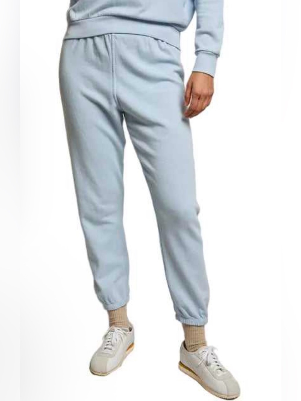 perfectwhitetee johnny french terry easy sweatpant blue size M